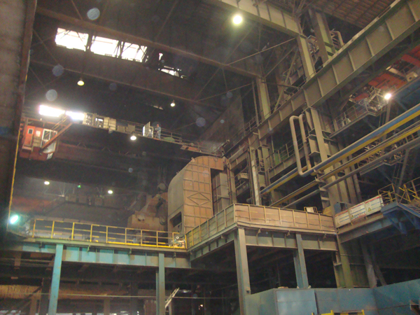 钢厂转炉烟道清洗