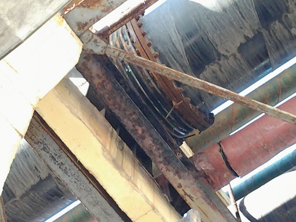 煤气管路伸缩节渗漏治理