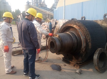 hfcg140-80辊压机轴磨损