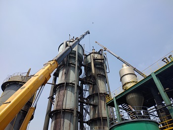 脱硫塔焊缝渗漏治理修复