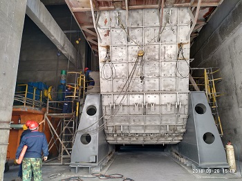 锤式破碎机轴承位磨损在线修复步骤