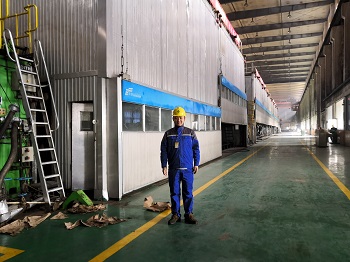 5500纸机烘缸轴磨损紧急修复