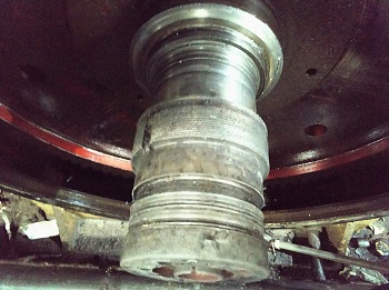 烘缸支撑侧轴头磨损采用索雷技术在