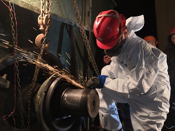 窑尾风机主轴磨损修复首选索雷技术