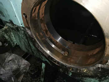 首钢减速机轴承室磨损修复