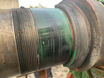 高温风机轴磨损的维修方式