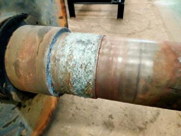 破碎机轴承位磨损在线修复的及时资