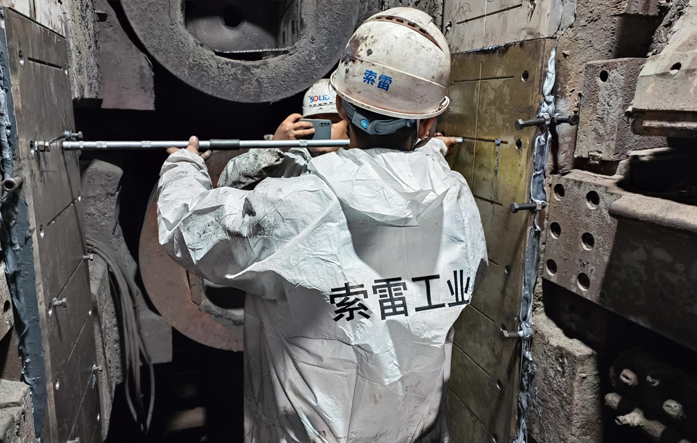 轧机牌坊在线修复