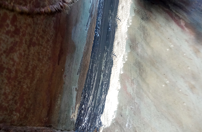 金属焊缝（常温）堵漏治理九游会登陆的解决方案