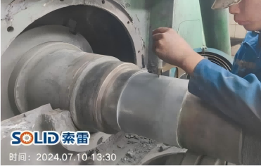 修复细碎机轴承位磨损,只需要简单