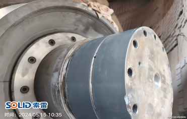 来看看不一样的立磨拉杆轴头修复技