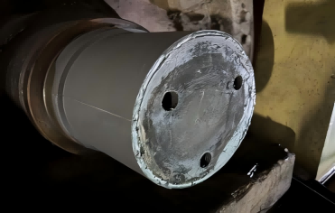 无需大拆大卸，在线解决烘缸轴头修