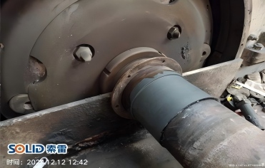 破碎机轴磨损了如何现场修复?