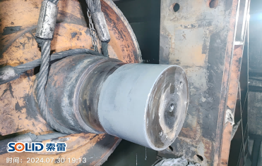 谁知道改向滚筒轴修复用什么技术?